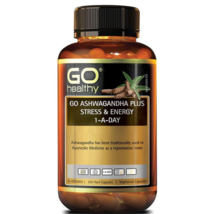 GO Healthy Ashwagandha Plus Stress &amp; Energy 1-A-DAY 120 Hard Capsules Exclusive - £92.07 GBP