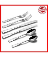 Elegant 48-Piece Flatware Set - Durable Stainless Steel Silverware for 8... - €60,36 EUR
