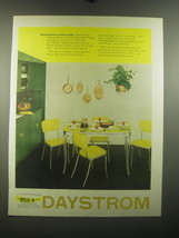 1953 Daystrom Dining Furniture Ad - Shining Beauty for Heavy Duty - £13.88 GBP