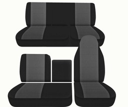 Fits Isuzu N series trucks Front and rear seat covers 40/60 front and so... - $158.59