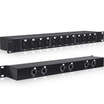 Xlr Balanced Patchbay Xlr Stage Box 12 Channel 3 Pin Multi Network Cable, Female - £82.77 GBP