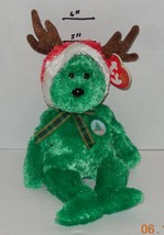 Ty 2002 Holiday BEAR Beanie Baby plush toy - £7.59 GBP