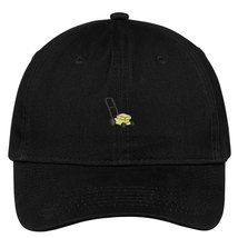 Trendy Apparel Shop Lawnmower Embroidered Soft Low Profile Cotton Cap Dad Hat -  - £15.68 GBP