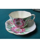 1940s  Vintage teacup  saucer Bone China Taylor Kent Longton England  OR... - $1,182.14 MXN