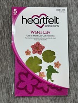 Heartfelt Creations Water Lily Craft Dies HCD1-790 5 Pcs Scrapbook Cards... - $24.74