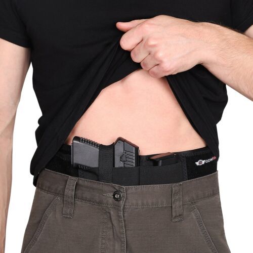 Belly Band Holster Concealed Carry Multiple Positions, with Spare Mag Po... - $8.59
