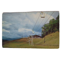 Postcard Looking Toward The Lodge At Ski Resort Gatlinburg Tennessee Chrome - $6.98