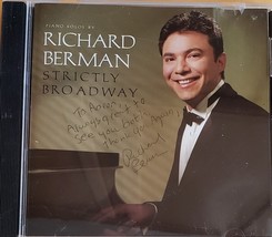 Richard Berman Strictly Broadway Piano Solos Autographed CD - £5.49 GBP