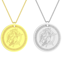 Goddess Fortuna Necklace | Greek Mythology Tyche Amulet | Greco-Roman Goddess of - £13.91 GBP