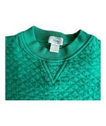 Izod Lacoste Sweatshirt Mens large Green quilted Long Sleeve Pullover Vi... - €10,18 EUR