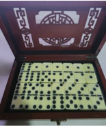 Jiahua Trading INC. Dominoes Game in Set of 28 Wooden Box Size 2&quot;X 1&quot;X1/4&quot; - $34.95 CAD
