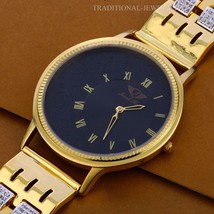 Brand New Designer Exclusive 22K 916% Gold Mens Man wrist Watch CZ Studded 31 - £9,258.94 GBP