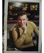 Captain Kirk Affiche Star Trek William Shatner Vintage - $1,658.08 MXN