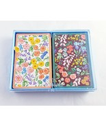 Vintage Hallmark Bridge Playing Card Set-Flower Box - $15.67