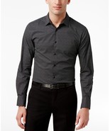 INC Men&#39;s Slim Fit Stretch Shirt , Color: Deep Black , Size: 2XL - £19.48 GBP