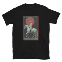 Gothic Equestrian Rider T-Shirt - Dark Fantasy Horseman Tee - Gothic Fas... - £13.21 GBP+