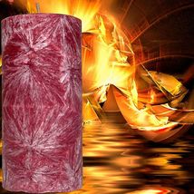 Amber &amp; Sandalwood Scented Palm Wax Pillar Candle - £20.09 GBP+