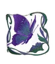 Custom and Unique Amazing Colorful Butterflies[ Art Nouveau Butterfly ] Embroide - £13.25 GBP
