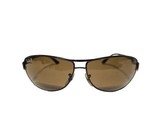 RAY-BAN Warrior RB3342 014/57 60mm Brownish Chrome Polarized Sunglasses ... - $66.50
