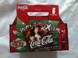 Coca Cola 6-8OZ Bottles Be Part of the Excitement Super Bowl XXXV Carrier - £2.75 GBP