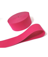 1-1/2&quot; 38mm wide -3-10 yds  Azalea Red Thick Elastic Band Waistband  EB66 - £3.92 GBP+