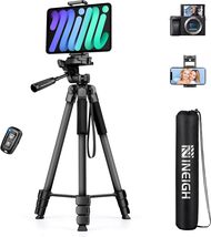 Camera Tripods, 67&quot; Tripod for Camera iPad Tablet, Video Camera Tripod with - £14.08 GBP