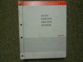 2001 Isuzu Service Prix Système Liste Service Manuel Usine OEM Livre - £19.55 GBP