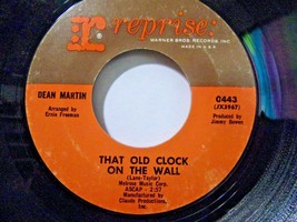 Dean Martin-That Old Clock On The Wall / Somewhere There&#39;s A Someo-45rpm-1965-EX - £5.53 GBP