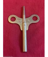 GILBERT CLOCKS DOUBLE END BRASS CLOCK  KEY #6/4 NEW PARTS SIZE 3.6/1.8 MM - $20.89