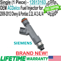 NEW Genuine ACDelco Single Unit Fuel Injector for 2010 Pontiac G6 2.4L I4 - $69.29