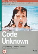 Code Unknown DVD (2001) Juliette Binoche, Haneke (DIR) Cert 15 Pre-Owned Region  - £14.99 GBP