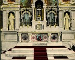 Main Altar St Rose Chapel La Crosse Wisconsin WI 1910s UNP Vtg Postcard ... - $3.91