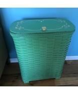 Vintage RARE Redmon RED-MAN Wood splint Woven  Basket Laundry Hamper - $173.25