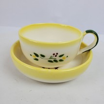 Vintage Farmhouse Rooster Brock of California Coffee Tea Cup + 5 Inch Bowl - $16.83