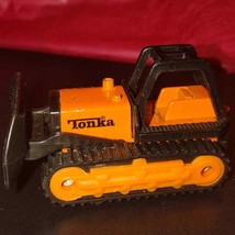 Hasbro orange and black Tonka construction bulldozer - $13.86