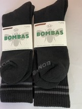 Bombas Men&#39;s Size XL Extra Large Black All-Purpose Performance Calf Sock 2 Pair - £16.06 GBP