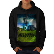 Wellcoda Stone Field Cool Mens Hoodie, England Casual Hooded Sweatshirt - £25.79 GBP+