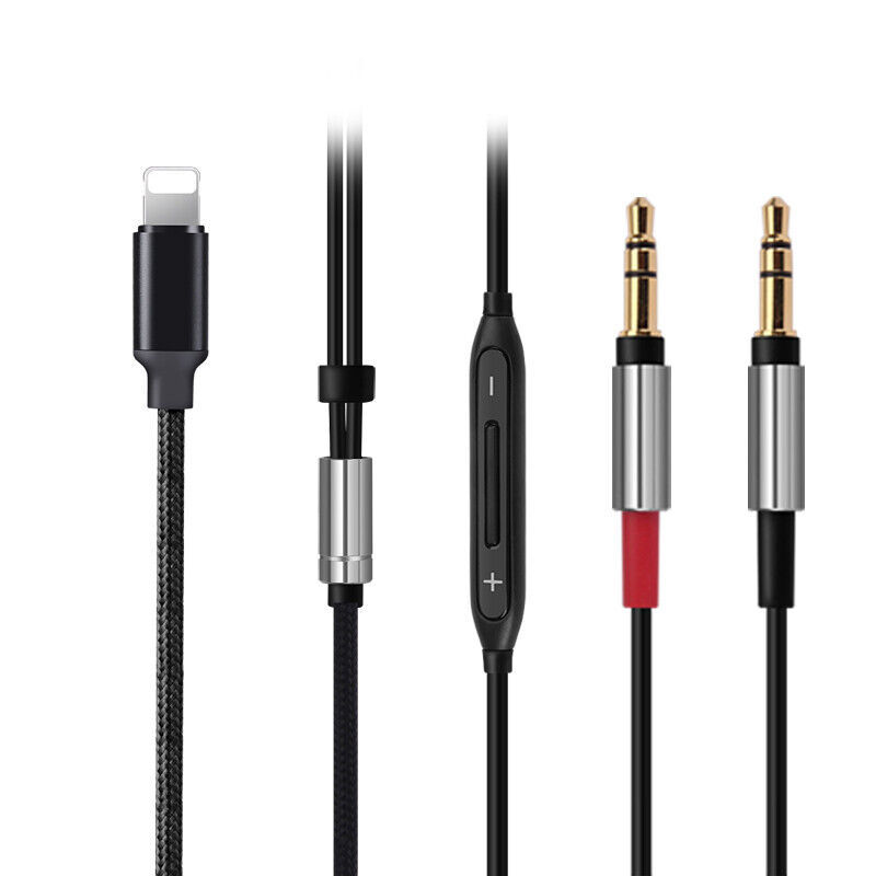 Audio Cable with mic For Focal Clear MG Professional Radiance Celestee FIT IPHON