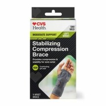 CVS Health Stabilizing Compression Left Wrist Brace, S/M - $23.75