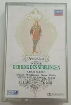 Wagner Der Ring Des Nibellungen Great Scenes Cassette Tape 1986 London  - £13.33 GBP