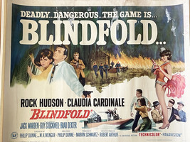 Blindfold 1965 vintage movie poster - £78.56 GBP