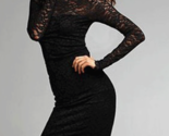 Women fit bodycon sexy long sleeves lace dress black kettymore thumb155 crop