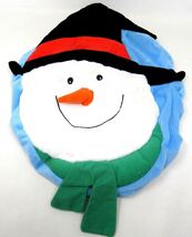 Winter Snowman Toilet Lid Cover Bathroom Carrot Nose for Round or Elonga... - $10.82