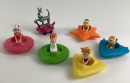 Hanna Barbera The Jetsons Push Along Space Vehicles Wendy&#39;s Vintage 1989 Toy Lot - $32.78