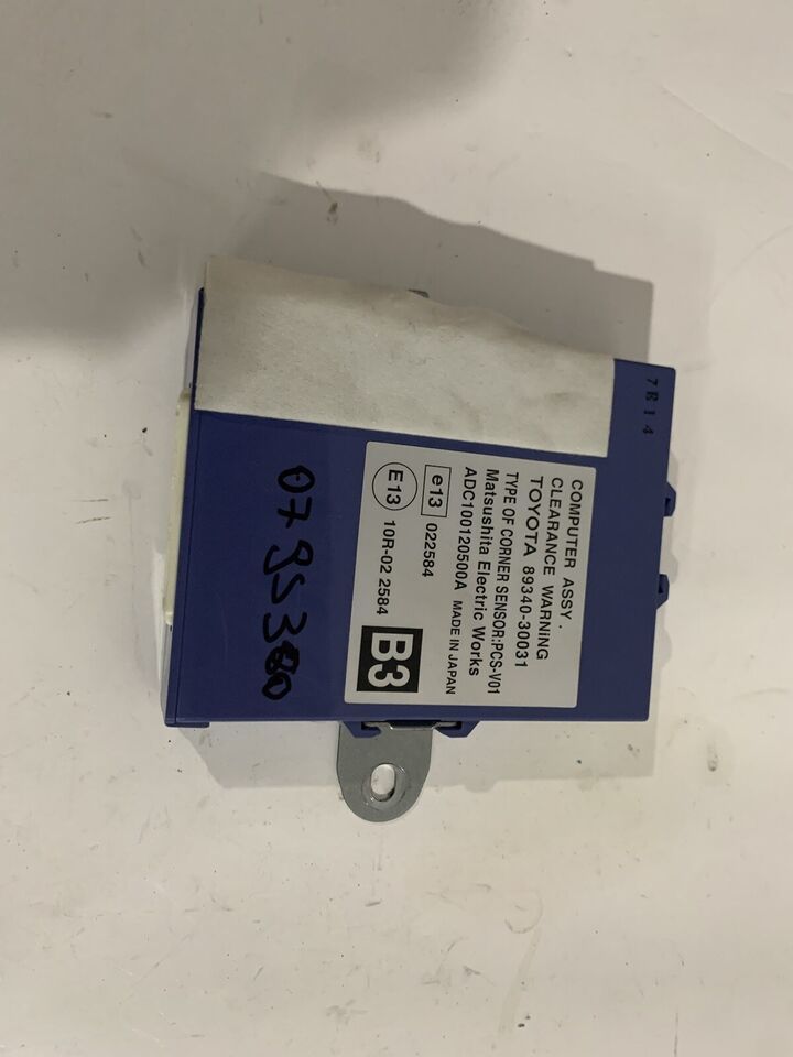 2007 - 2011 LEXUS GS300 GS350 GS460 PARKING ASSIST CONTROL MODULE 89340-... - $32.66