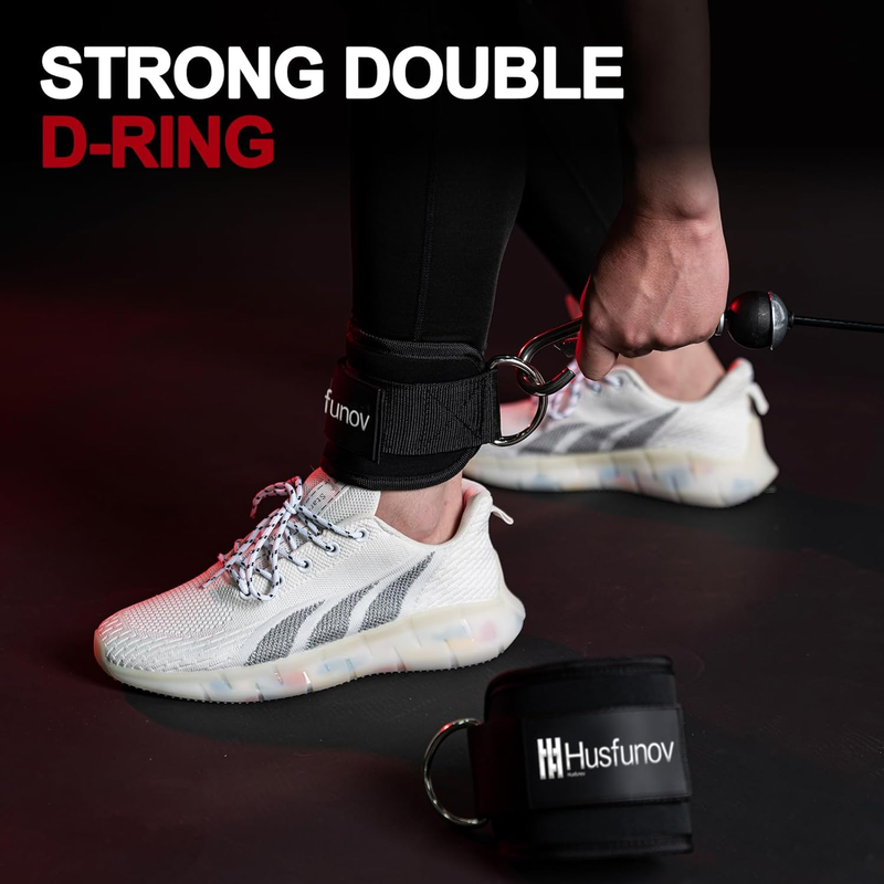 Ankle Strap for Cable Machine, Adjustable Cable Kick Back Ankle Strap with Neopr Item image 3