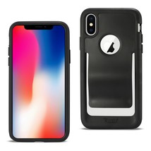 [Pack Of 2] Reiko iPhone X/iPhone XS Belt Clip Polymer Case In Black - £20.19 GBP