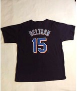 New York Mets Carlos Beltran  Majestic Black T Shirt Size XL - £13.98 GBP