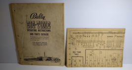 Big Time Pinball Bingo Machine Original Service Manual And Schematic 1956 - £56.27 GBP