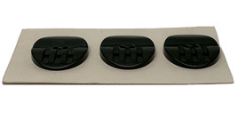Set 3 Vintage Plastic Green Buttons - £5.51 GBP